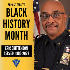 Throughout Black History Month, the South Bend Police Department is  recognizing Black officers who made significant and positive contributions  to our department and city. This week, we highlight Eric “Chief Critt”  Crittendon,