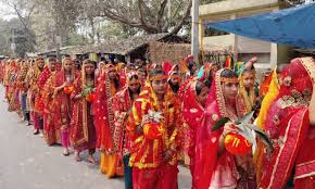 कलश यात्रा के साथ हनुमान प्रतिमा प्राण प्रतिष्ठा यज्ञ का किया गया शुभारंभ,  251कन्याओं ने लिया कलश यात्रा में भाग | Desh News Bharat