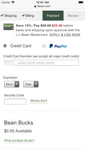 Cash back or travel rewards, we have a credit card that's right for you. 5 Credit Card Form Implementations That Make L L Bean Best In Class Articles Baymard Institute