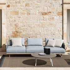 An outdoor sofa set feels more warm and comfortable than the outdoor dining sets commonly seen, and if you have to choose just one, we suggest you start with the living sets and sofas! Garden Sofa Eden Roda Modular Contemporary For Yachts