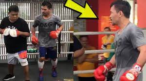 Who also happened to be a. New Manny Pacquiao Working The Mitts At Elorde Boxing Gym In The Philippines Youtube