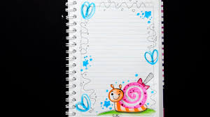 Portadas para libretas listas para imprimir decora los. Ideas Para Marcar Cuadernos Como Dibujar Margenes Dibujos Para Ninos Yaye By Dibujos Yaye
