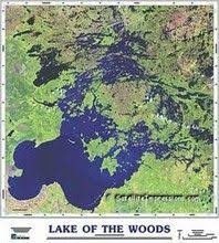 Lake Of The Woods Satellite Image Canadamapsales Com Satellite Image Lake Kenora