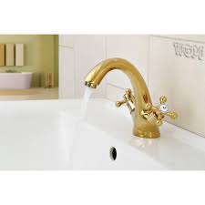 Edle Retro Nostalgie Waschtisch Armatur Kreuzgriff Gold Lagento Gmbh Armaturen Bad Waschtisch Badarmaturen