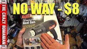 8 Harbor Freight Tools Heat Gun Drill Master Review First Look First Use Youtube