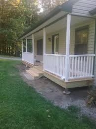 Veranda Traditional 8 Ft X 36 In White Polycomposite Rail Kit Without Brackets 73003989 The Home Depot Front Porch Design Porch Remodel Building A Porch