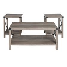We also have one of the most unique collections of home finishing available today. Farmhouse Fireplace Tv Stand With Coffee Table And 2 End Table Set In Gray Wash 2115475 Pkg