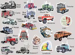 Truck stickers