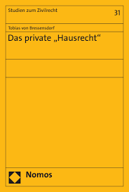 Layout (wegfall der empfangsbestätigung / des . Das Private Hausrecht Ebook 2020 978 3 8487 6558 4 Volume 2020 Issue Nomos Elibrary