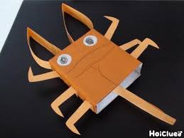 はさみチョキチョキ クワガタくん アイディア満載の動くおもちゃ 保育や子育てが広がる 遊び と 学び のプラットフォーム ほいくる 動くおもちゃ 幼稚園の工作 手作りおもちゃ