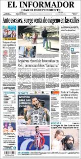 Noticias en tiempo real de guadalajara, jalisco, méxico, internacional, entretenimiento y deportes. Periodico El Informador Mexico Periodicos De Mexico Edicion De Miercoles 27 De Enero De 2021 Kiosko Net
