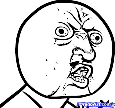 How To Draw Y U No Guy Meme Drawings Art Tutorials Guided Drawing