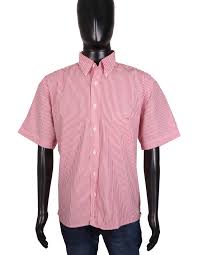 Details About Gant Mens Shirt Short Sleeve Stripes Red Size L