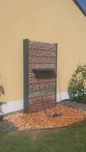 Gabionen Edelstahl Wasserfall 600 Koi Teich Garten Speier Wasserspiel Bachlauf Wasserfall Wasserwand Wasserfall Garten