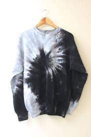 Bleach tie dye black t shirt. Black And Gray Tie Dye Unisex Crewneck Sweatshirt Diy Tie Dye Shirts Tie Dye Outfits Tie Dye Sweatshirt