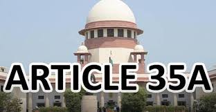 سپریم کورٹ نے کشمیر کی دفعہ35اے پر سماعت 27اگست تک موقوف کر دی Urdu Tahzeeb India Supreme Court Articles Law