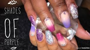 We have 27 ideas for you. Acrylic Nails Tutorial Purple Ombre Nails Youtube