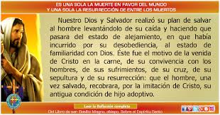 Misioneros De La Palabra Divina Reflexion Es Una Sola La Muerte En Favor Del Mun Reflexion Muerte El Descenso