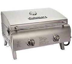 Cuisinart Chef S Style Tabletop Gas Grill Qvc Com In 2020 Best Gas Grills Propane Grill Chef Styles