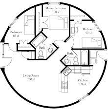 Natural spaces domes proudly offers the largest library of dome floor plans. Concrete Dome House Plans Image Ii Smaller Monolithic Dome Floor Plan Concrete Dome House Floor P Round House Plans Monolithic Dome Homes Courtyard House Plans