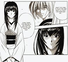 tomoe x kenshin and this is when u know they truly loved each other rurouni kenshin ruroni kenshin anime
