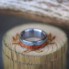 Redwood Granite Wedding Ring Fully Customizable Custom Wedding Rings Cool Wedding Rings Mens Wedding Rings