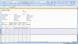 How To Make A Sales Order Form In Excel Youtube