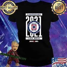 Actualmente el primer lugar de la tabla general lo sigue ocupando la maquina celeste cruz azul quien acumula 33 puntos. Campeones 2021 Deportivo Football Cruz Azul Liga Bbva T Shirt Hoodie Sweater Long Sleeve And Tank Top