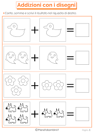 Gioco di ruolo con schede da scaricare: Giochi Con Le Addizioni Per La Classe Prima Da Stampare Pianetabambini It