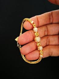 Gold 24k Jewelry Accessories Bangles Chain Link Bracelets Bead Shape Thai Handmade Ship Fr Gold Bracelet For Women Gold Bracelet Chain Jewelry Bracelets Gold