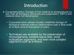Maybe you would like to learn more about one of these? Cryopreservation And Reconstitution Of Preserved Cell Lines
