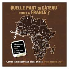 Françafrique révèle un monde secret où, en dehors… Autocollant Carte De La Francafrique La Boutique Militante
