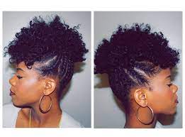 Protective Style Flat Twists Curly Updo Hair Styles Natural Hair Twist Out Natural Hair Styles