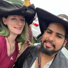 My sexy pirate bf @velvettdark and my family! #rennaissancefestival is my  life #marylandrenaissancefestival #mdrennfest #pirates  #piratesofthecaribbean #barbossa #apirateslife