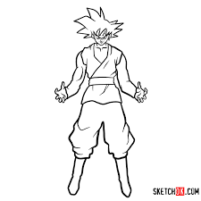 Hey guys, welcome back to yet another fun lesson that is going to be on one of your favorite dragon ball z characters. How To Draw Goku Black Dragon Ball Anime Sketchok Easy Drawing Guides