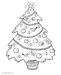 What does it look like? Coloring Pages Of Christmas Trees Coloring Home