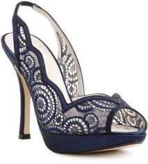 Caparros Shoes Astrid Evening Pumps Shopstyle Navy Blue Wedding Shoes Wedding Shoes Lace Navy Wedding Shoes
