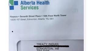 Name, your company's name, street address or p.o. Alberta Health Services Apologizes For Letter Addressed To Treaty Indian Blames Decade Old Form The Star