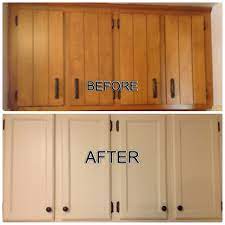 Updated Outdated 1970 S Cabinets Filled The Grooves Added Trim Painted And Added New Hardware U Redo Kitchen Cabinets Old Kitchen Cabinets Update Cabinets