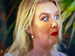 I thought her eyes were going to pop out!