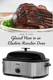 Maple Glazed Ham In An Electric Roaster Recipe Roaster Recipes Maple Glazed Ham Cooking Spiral Ham