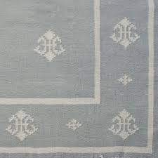 How to bind carpet edges | hunker. Hand Woven Fleur De Lis Kilim Smokey Blue Large Susie Watson Designs Susie Watson Designs