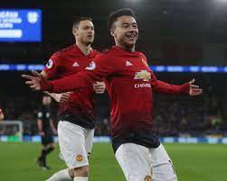 Jesse Lingard Of Manchester United Celebrates Scoring Their Fourth Manchester United Jesse Lingard Manchester United Football Club