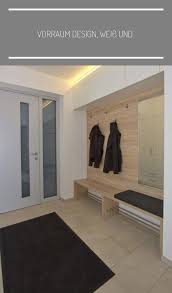 Vorraum Design Weiss Und Holz Modern Sitzbank Diele Garderobe Eingangsbereich Haus Grundriss Vorraum Listberger Tisch In 2020 Anteroom Design Farmhouse Interior