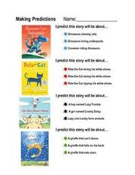 Making Predictions Graphic Organizer Grades 1 2 Google Search Making Predictions First Grade Worksheets Reading Anchor Charts