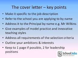Break the selection criteria into key points. Cv Writing And Interview Skills 2013