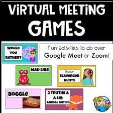 The difficulty with building chemistry in most remote teams is that you could be spread across time zones! Looking For Fun Activities To Do With Your Class During Your Google Meet And Zoom Meetings If So Meeting Games Fun Activities To Do Digital Learning Classroom