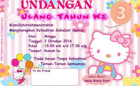 Buat kamu yang mau merayakan memasuki masa masa remaja yakni sweet seven ten maka tentu saja bisa kamu rayakan bersama pacar dan teman dekat kamu. Contoh Undangan Ulang Tahun Dalam Bahasa Indonesia Tulisan