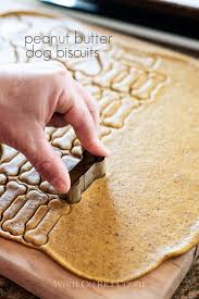 Best Dog Treat Biscuits Recipe Ever Easy Healthy With Ground Flax Seed Recipe Dog Biscuit Recipes Peanut Butter Dog Biscuits Homemade Dog Food