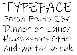 You can customize your experience with live font previews. Ink Free Font Family Typography Microsoft Docs